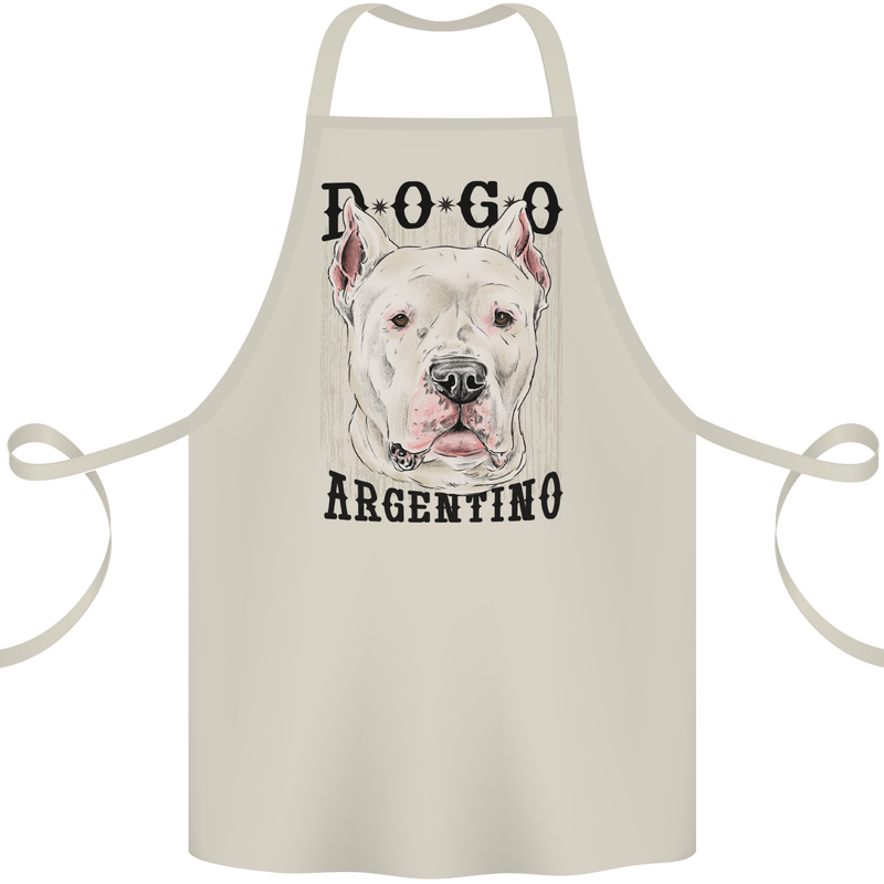 A Dogo Argentino Dog Cotton Apron 100% Organic Natural