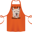 A Dogo Argentino Dog Cotton Apron 100% Organic Orange