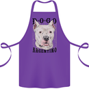 A Dogo Argentino Dog Cotton Apron 100% Organic Purple