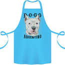 A Dogo Argentino Dog Cotton Apron 100% Organic Turquoise