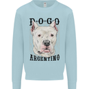 A Dogo Argentino Dog Kids Sweatshirt Jumper Light Blue