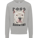A Dogo Argentino Dog Kids Sweatshirt Jumper Sports Grey