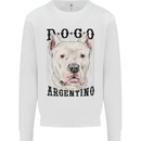 A Dogo Argentino Dog Kids Sweatshirt Jumper White