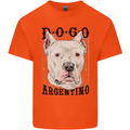 A Dogo Argentino Dog Kids T-Shirt Childrens Orange
