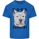 A Dogo Argentino Dog Kids T-Shirt Childrens Royal Blue