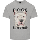 A Dogo Argentino Dog Kids T-Shirt Childrens Sports Grey