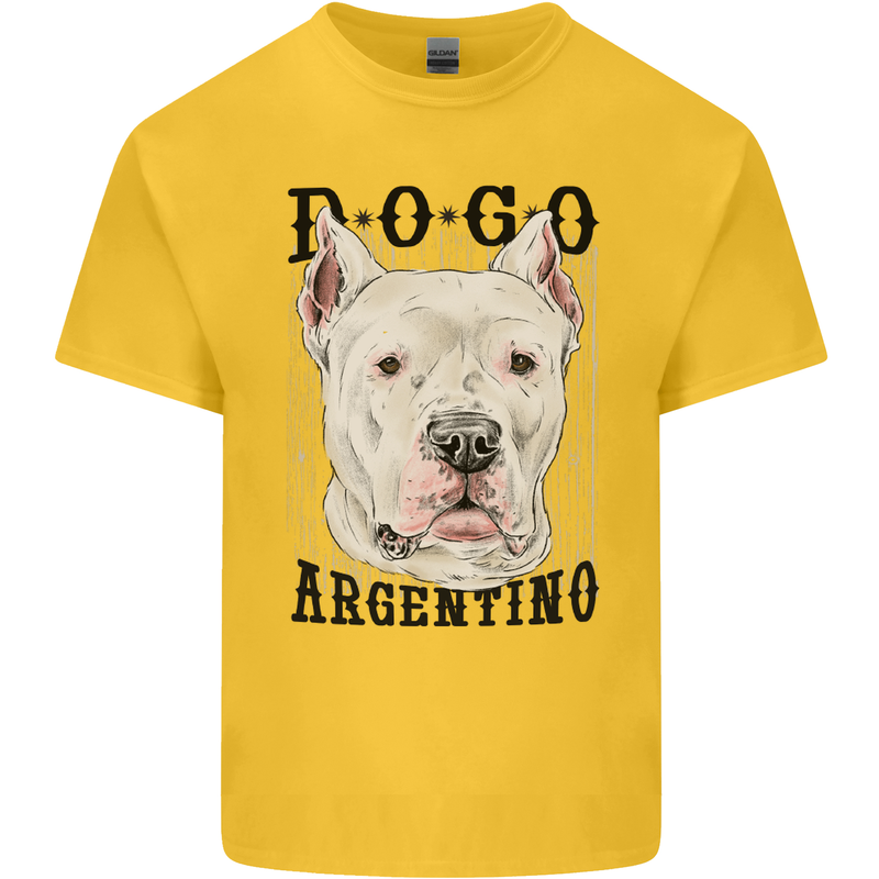 A Dogo Argentino Dog Kids T-Shirt Childrens Yellow