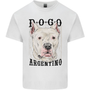A Dogo Argentino Dog Mens Cotton T-Shirt Tee Top White
