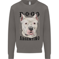 A Dogo Argentino Dog Mens Sweatshirt Jumper Charcoal