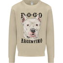 A Dogo Argentino Dog Mens Sweatshirt Jumper Sand