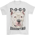 A Dogo Argentino Dog Mens T-Shirt 100% Cotton White