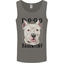 A Dogo Argentino Dog Mens Vest Tank Top Charcoal