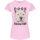 A Dogo Argentino Dog Womens Petite Cut T-Shirt Light Pink