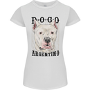A Dogo Argentino Dog Womens Petite Cut T-Shirt White