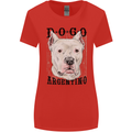 A Dogo Argentino Dog Womens Wider Cut T-Shirt Red