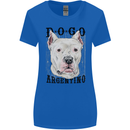 A Dogo Argentino Dog Womens Wider Cut T-Shirt Royal Blue