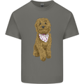 A Doodle Goldendoodle Dog Mens Cotton T-Shirt Tee Top Charcoal