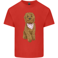 A Doodle Goldendoodle Dog Mens Cotton T-Shirt Tee Top Red