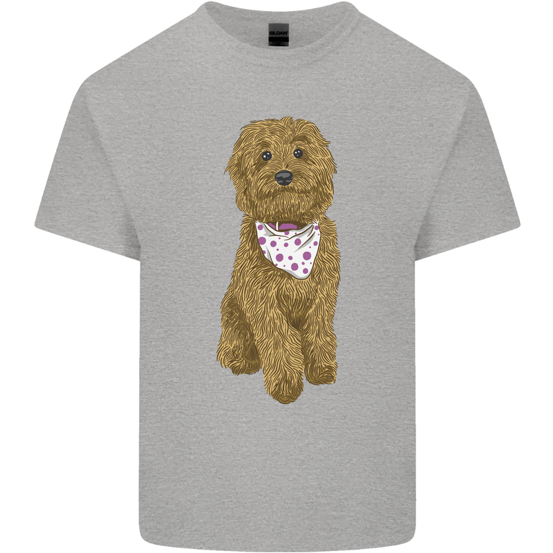 A Doodle Goldendoodle Dog Mens Cotton T-Shirt Tee Top Sports Grey
