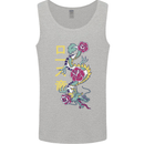 A Dragon With Japanese Text Mens Vest Tank Top Sports Grey