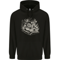 A Dragon & Book Childrens Kids Hoodie Black