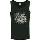 A Dragon & Book Mens Vest Tank Top Black