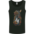 A Dragon and Guitar Rock Music Fantasy Mens Vest Tank Top Black