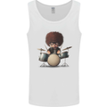 A Drummer Boy Drumming Drum Mens Vest Tank Top White