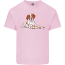 A Epagneul Breton Dog Kids T-Shirt Childrens Light Pink