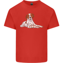 A Epagneul Breton Dog Kids T-Shirt Childrens Red