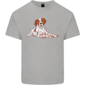 A Epagneul Breton Dog Kids T-Shirt Childrens Sports Grey