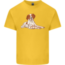 A Epagneul Breton Dog Kids T-Shirt Childrens Yellow