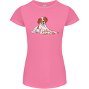 A Epagneul Breton Dog Womens Petite Cut T-Shirt Azalea