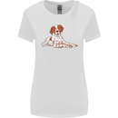 A Epagneul Breton Dog Womens Wider Cut T-Shirt White