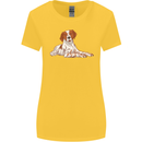 A Epagneul Breton Dog Womens Wider Cut T-Shirt Yellow