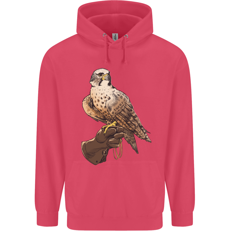 A Falcon Falconry Childrens Kids Hoodie Heliconia