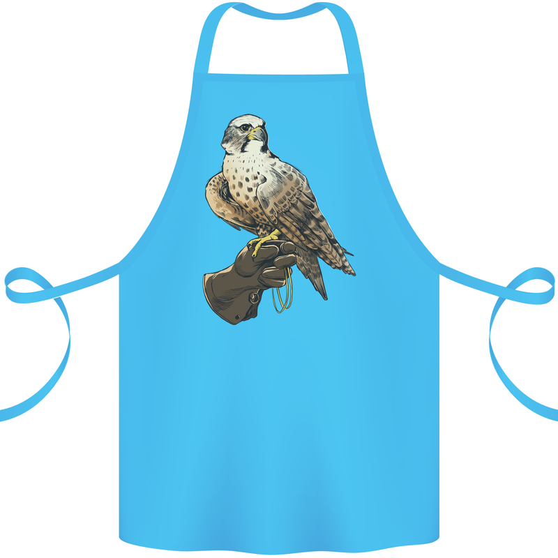 A Falcon Falconry Cotton Apron 100% Organic Turquoise