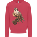 A Falcon Falconry Kids Sweatshirt Jumper Heliconia