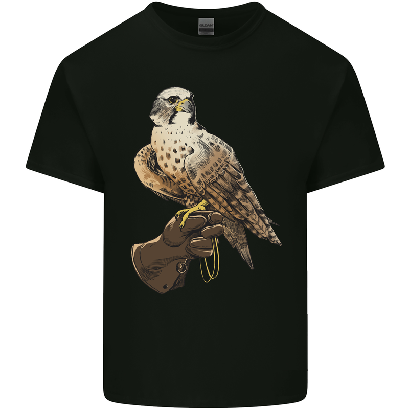 A Falcon Falconry Kids T-Shirt Childrens Black