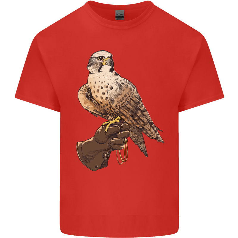 A Falcon Falconry Kids T-Shirt Childrens Red