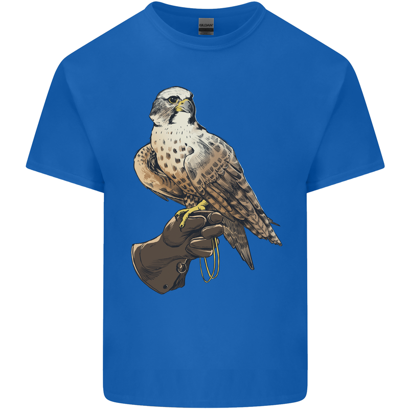 A Falcon Falconry Kids T-Shirt Childrens Royal Blue