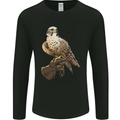 A Falcon Falconry Mens Long Sleeve T-Shirt Black