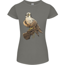 A Falcon Falconry Womens Petite Cut T-Shirt Charcoal