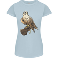 A Falcon Falconry Womens Petite Cut T-Shirt Light Blue