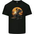 A Fallen Angel Sunset Fantasy Mens Cotton T-Shirt Tee Top Black