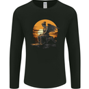 A Fallen Angel Sunset Fantasy Mens Long Sleeve T-Shirt Black