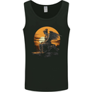 A Fallen Angel Sunset Fantasy Mens Vest Tank Top Black
