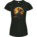 A Fallen Angel Sunset Fantasy Womens Petite Cut T-Shirt Black