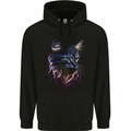 A Fantasy Cat With Cool Colours 1 Childrens Kids Hoodie Black
