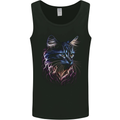 A Fantasy Cat With Cool Colours 1 Mens Vest Tank Top Black